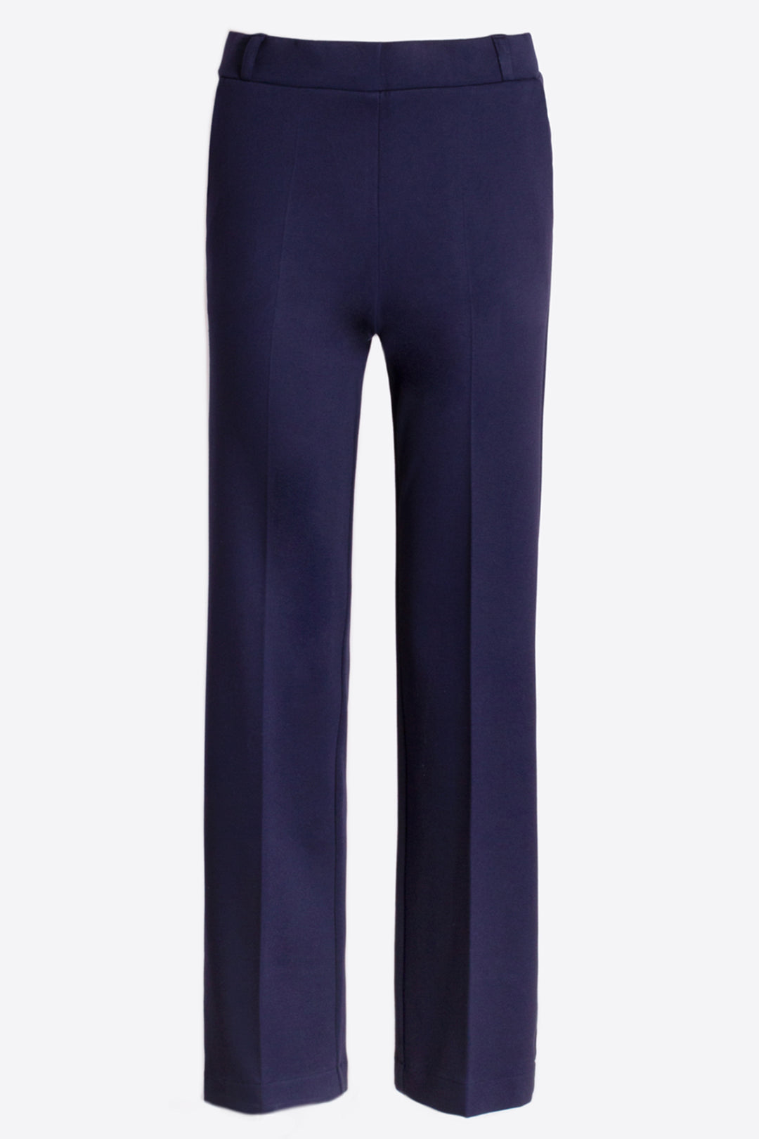 Navy blue pants on a white background