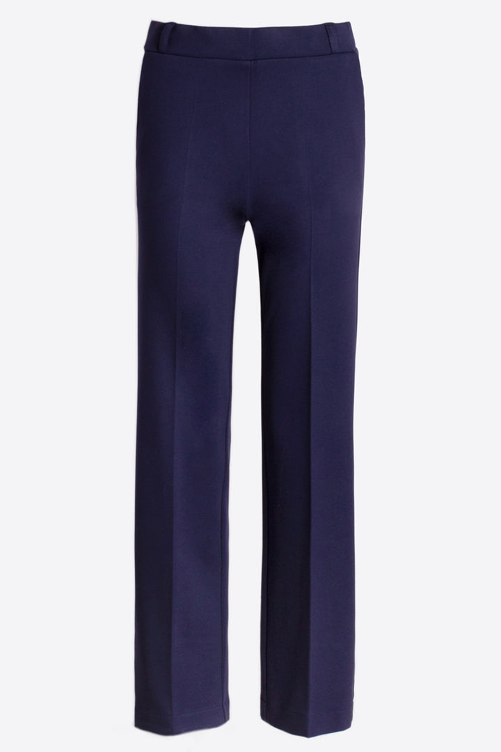 Navy blue pants on a white background