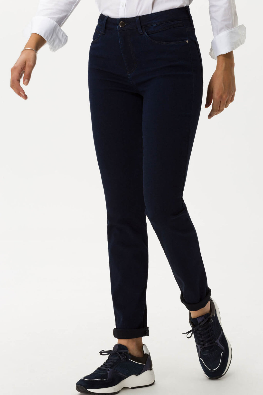 Brax 70-1000 Clean Dark Blue 22 Shakira Skinny Jeans - Olivia Grace Fashion