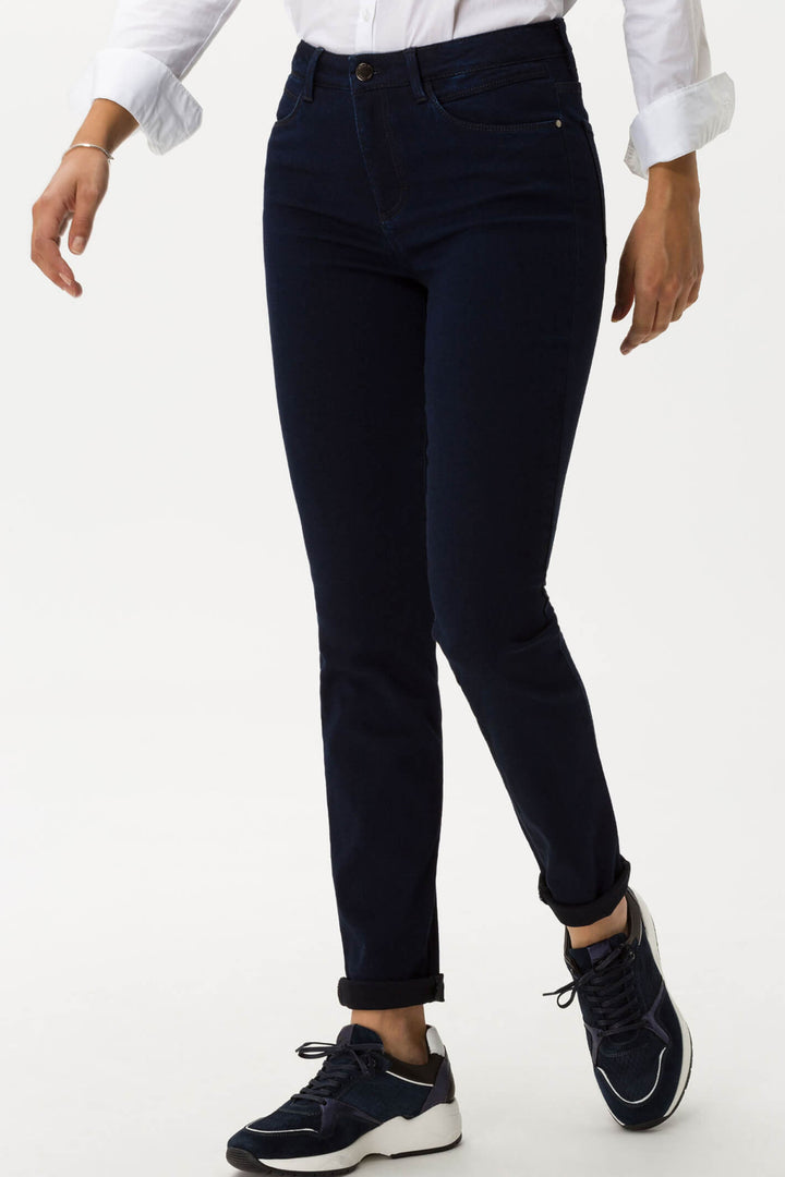 Brax 70-1000 Clean Dark Blue 22 Shakira Skinny Jeans - Olivia Grace Fashion