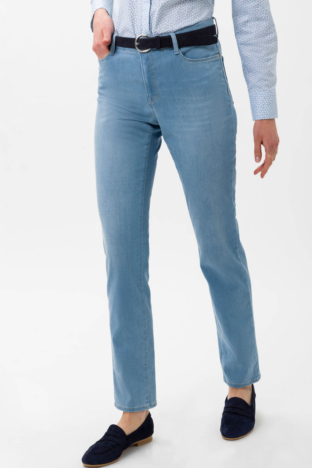Brax 74-4007-17 Mary Blue Slim Fit Jeans - Olivia Grace Fashion