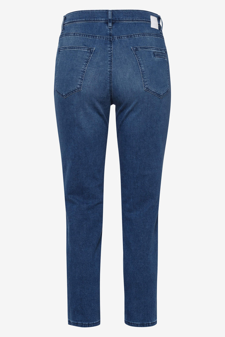 Brax Mary S 71-7558-25 Used Regular Blue Denim Jeans - Olivia Grace Fashion