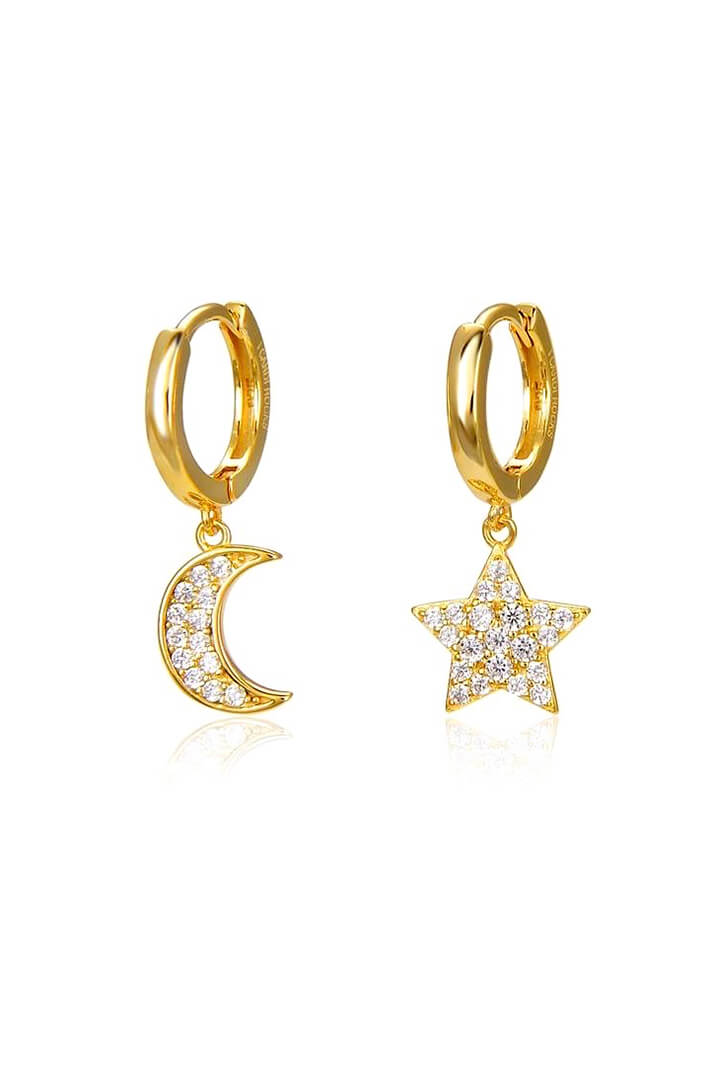 iCandi Rocks Fairytale Huggies Gold Plated