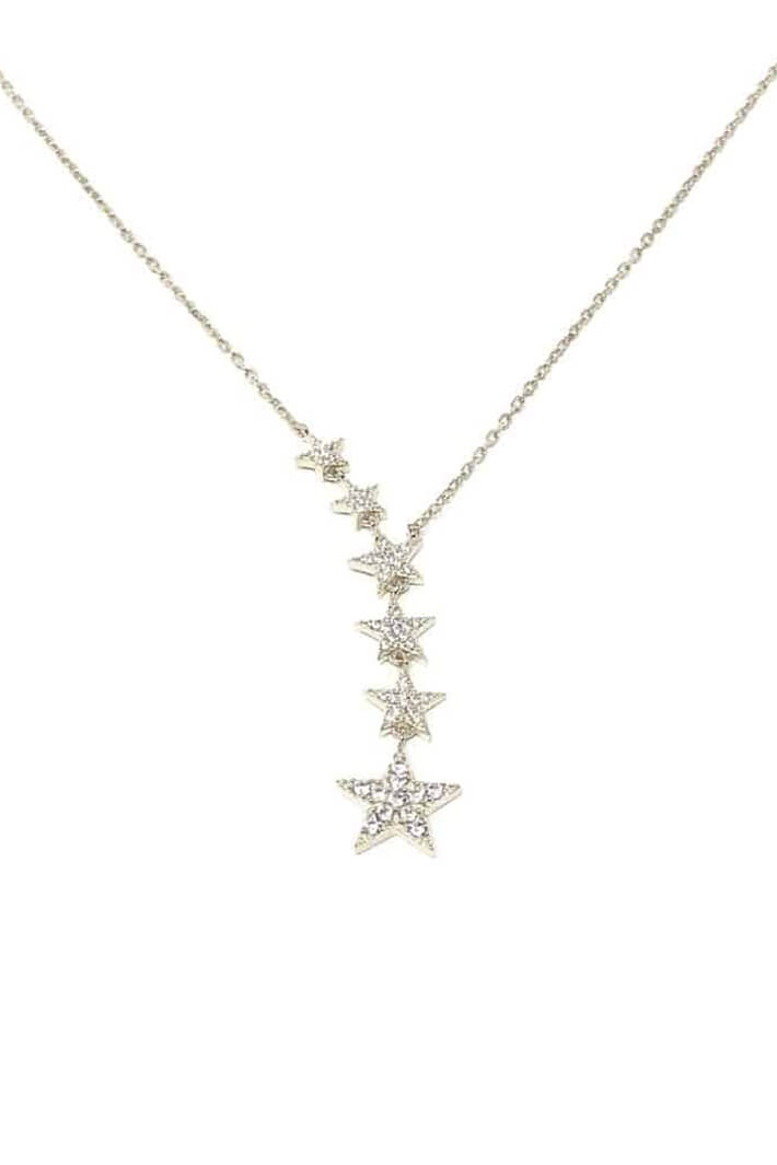 iCandi Rocks Little Lights Necklace Silver