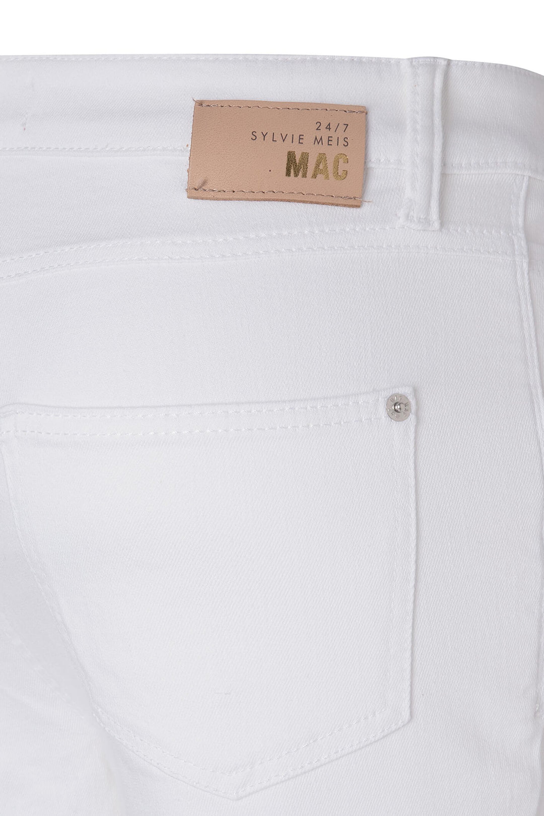 MAC Mel 2620-90-0389L D010 White Denim Jeans - Olivia Grace Fashion