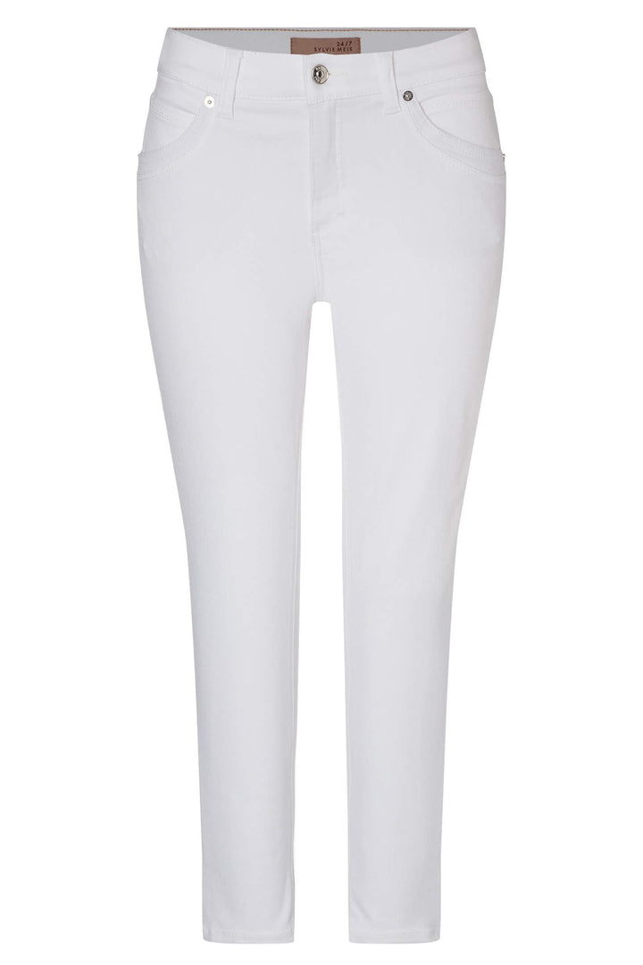 MAC Mel 2620-90-0389L D010 White Denim Jeans - Olivia Grace Fashion