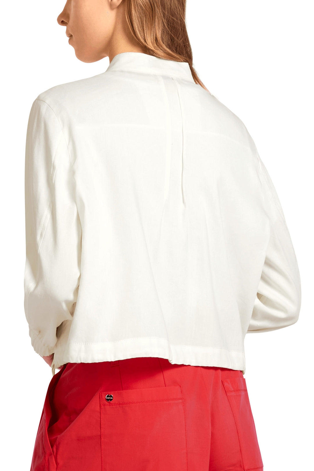 Marc Cain Collection UC 31.24 W47 Off White Jacket - Olivia Grace Fashion