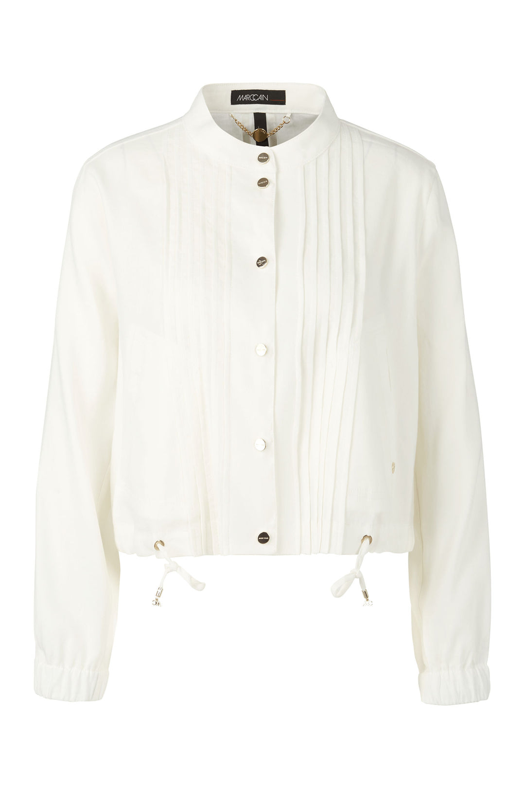 Marc Cain Collection UC 31.24 W47 Off White Jacket - Olivia Grace Fashion