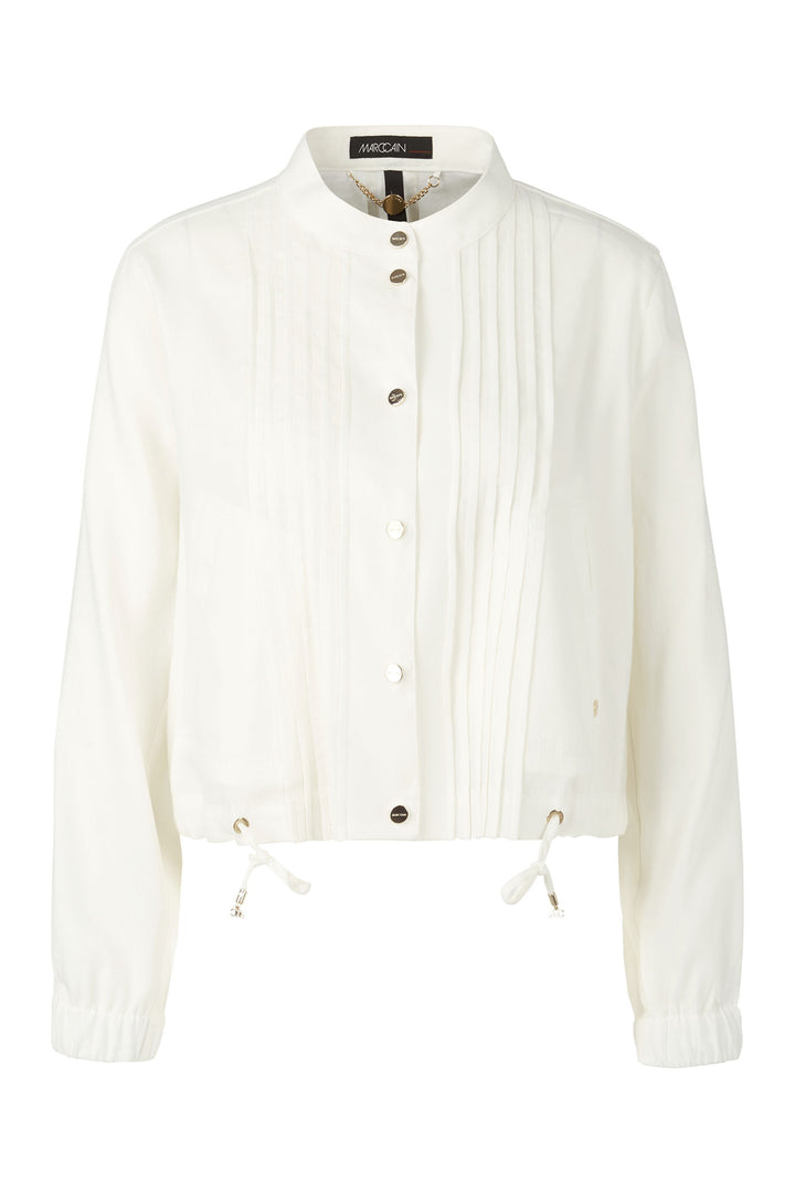 Marc Cain Collection UC 31.24 W47 Off White Jacket - Olivia Grace Fashion