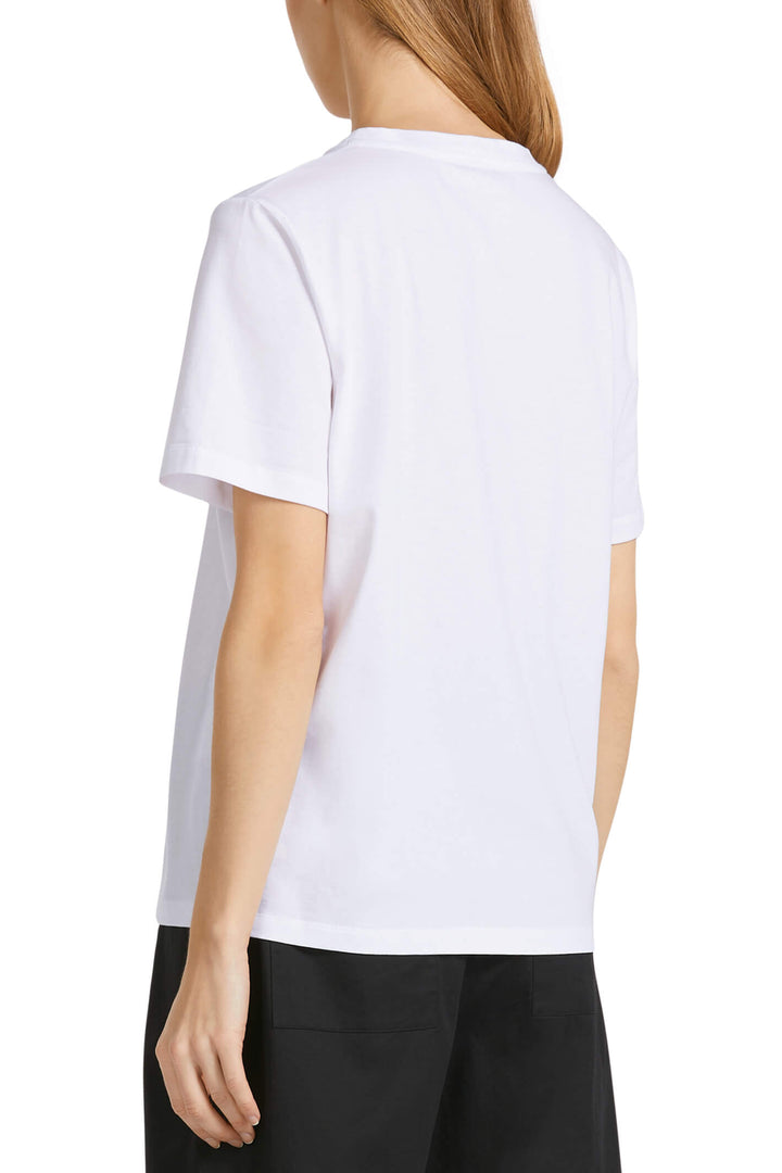 Marc Cain Collection UC 48.10 J81 White African Fairy Tale Motif T-Shirt - Olivia Grace Fashion