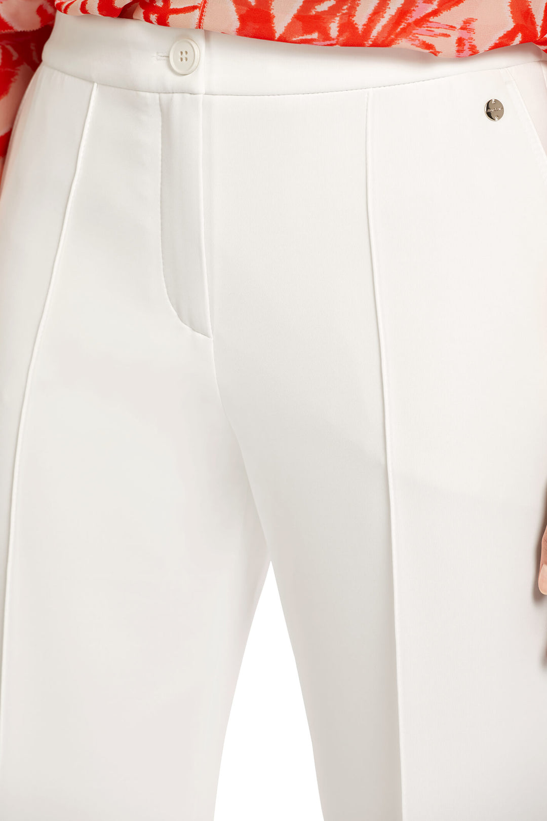 Marc Cain Collection UC 81.30 J23 Off White Trousers - Olivia Grace Fashion