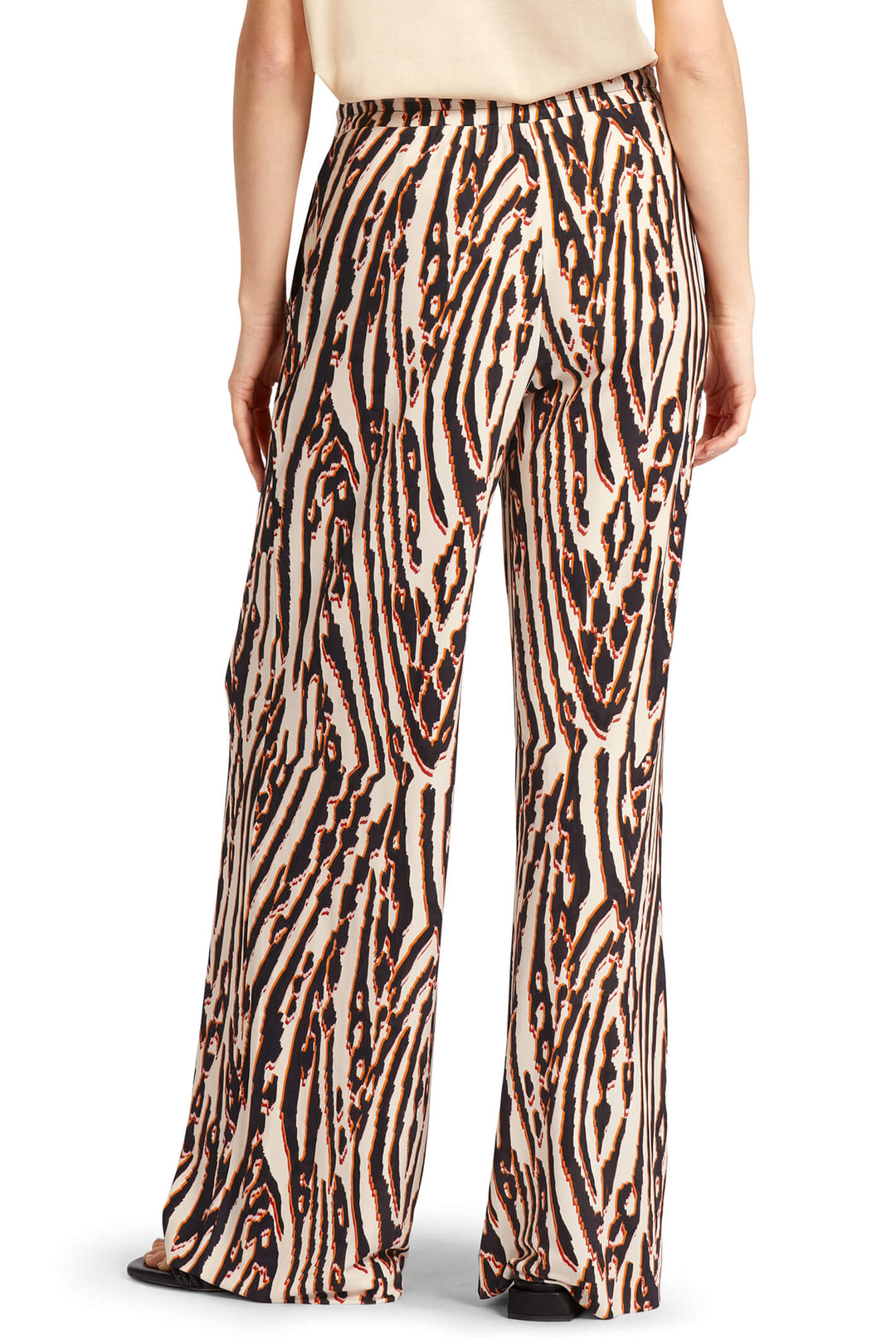 Marc Cain Collection UC 81.52 J73 Deep Red African Fairy Tale Trousers - Olivia Grace Fashion