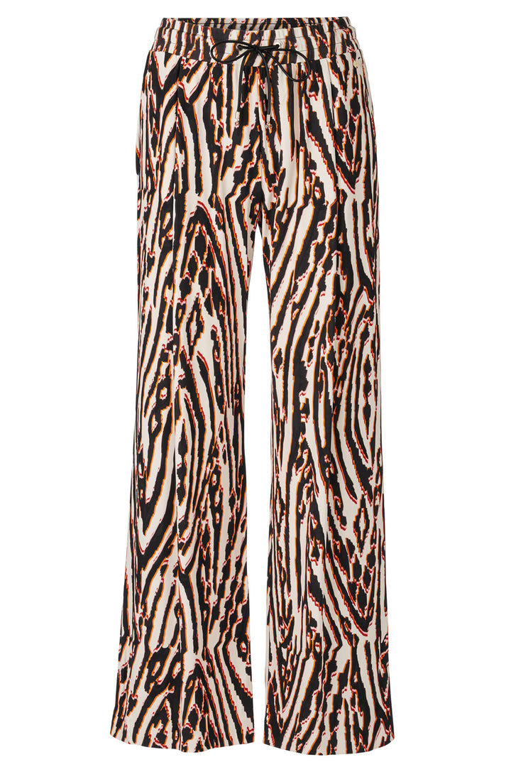 Marc Cain Collection UC 81.52 J73 Deep Red African Fairy Tale Trousers - Olivia Grace Fashion