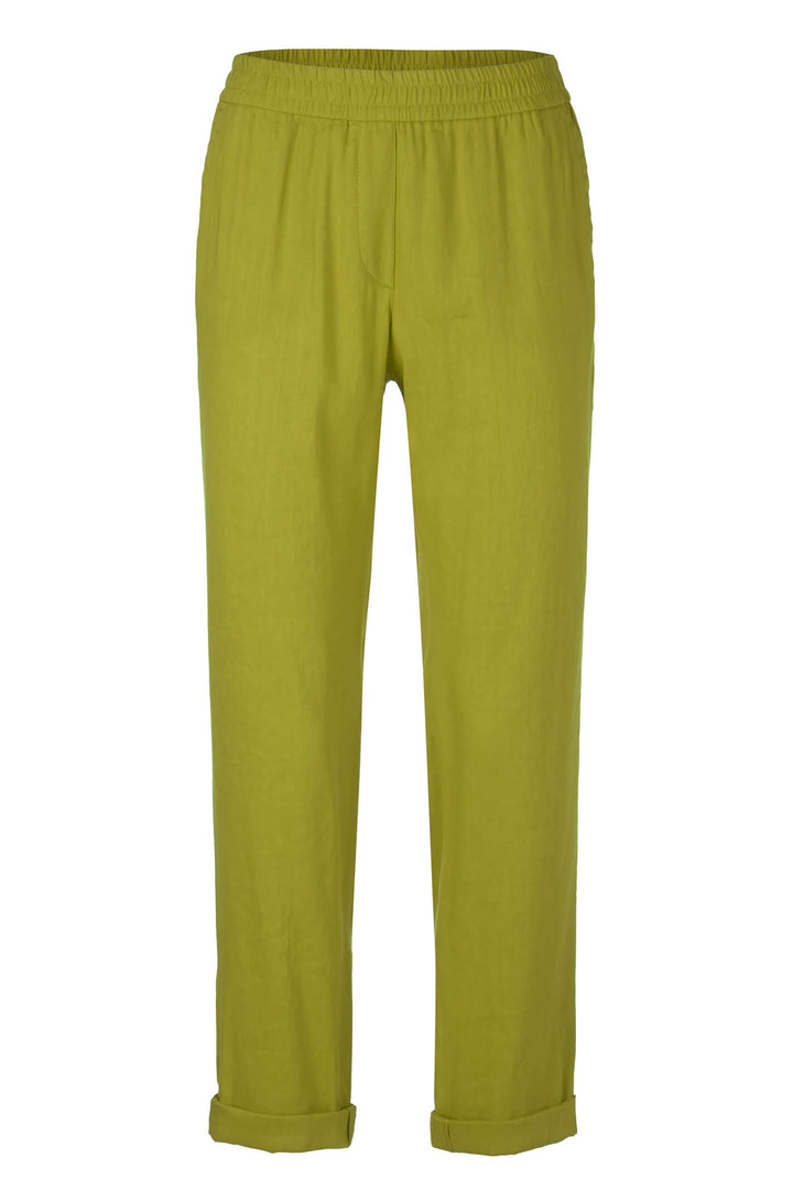 Marc Cain Collection UC 81.59 W47 Green Vacation Vibes Trousers - Olivia Grace Fashion