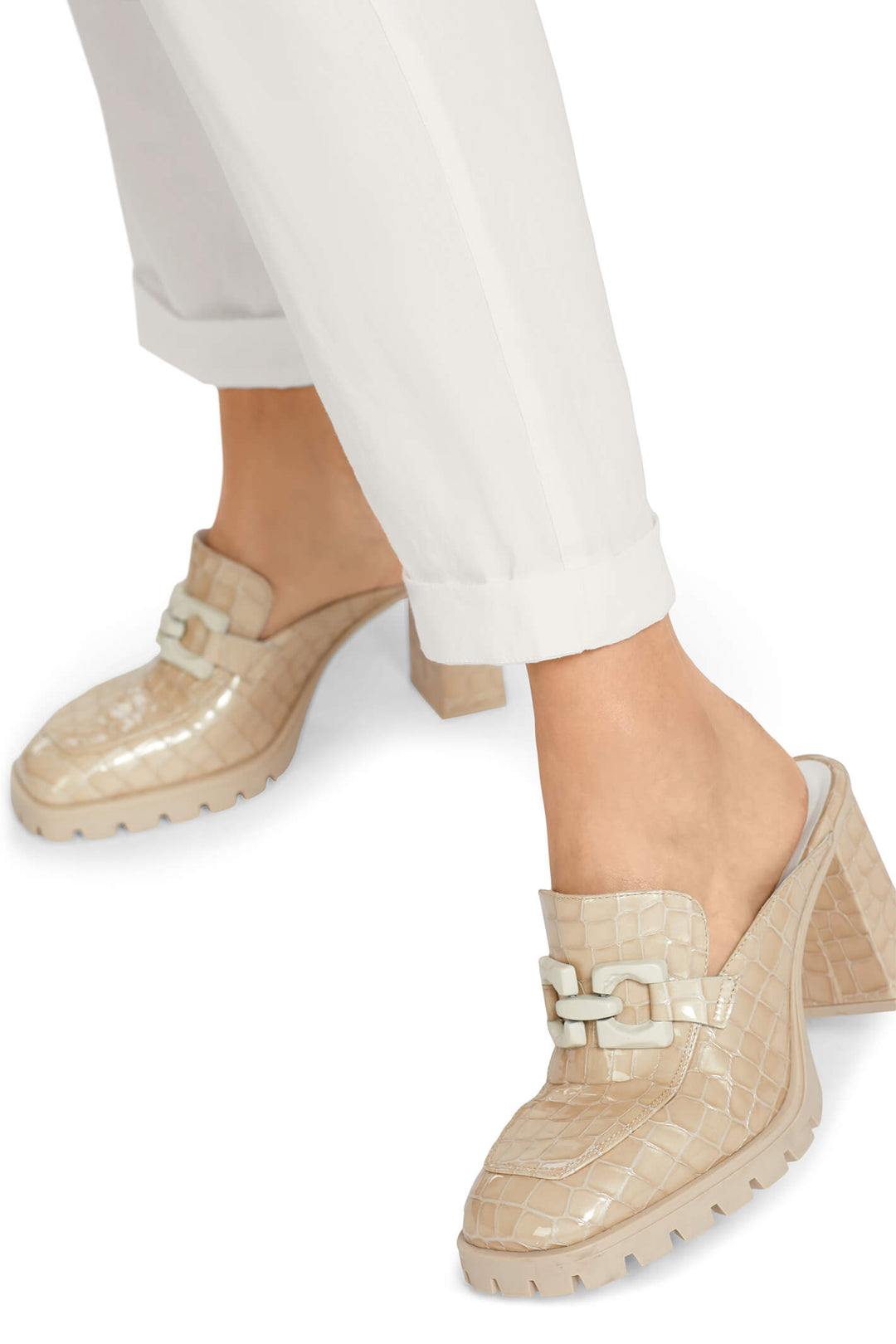 Marc Cain Collection UC 81.59 W47 White Trousers - Olivia Grace Fashion