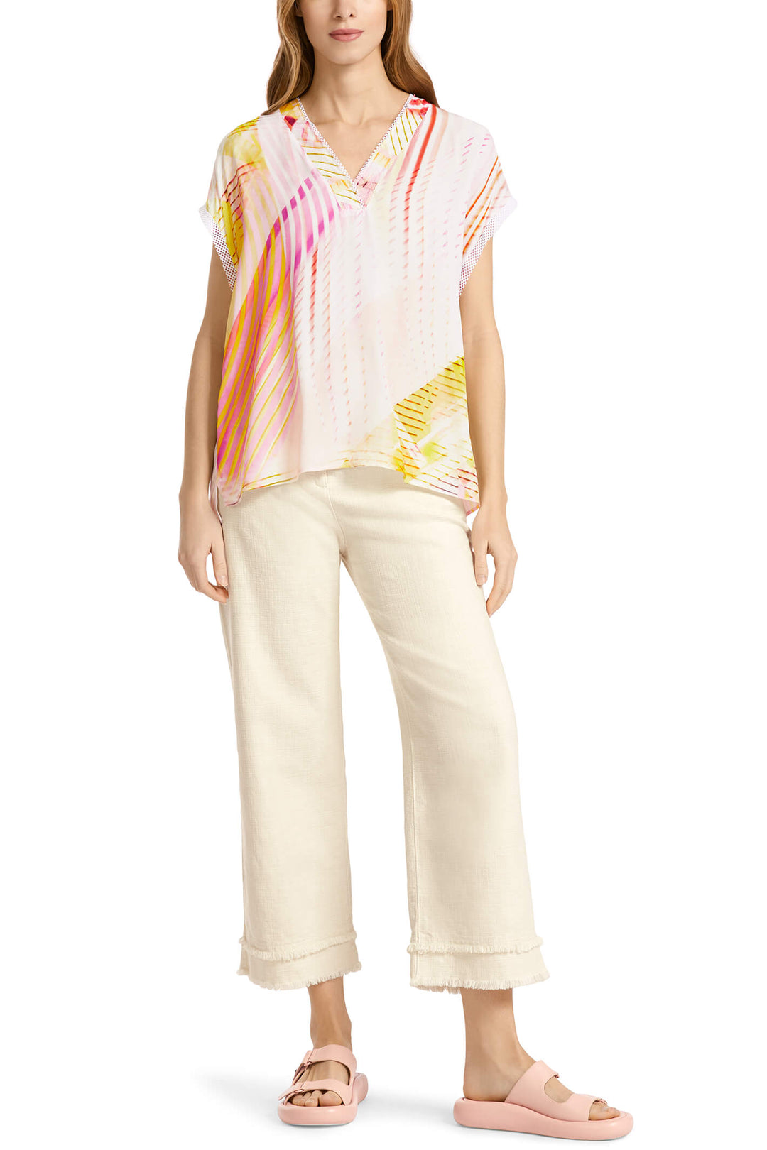 Marc Cain Sports US 51.20 W02 Green Light Limeade Happy Times Top - Olivia Grace Fashion