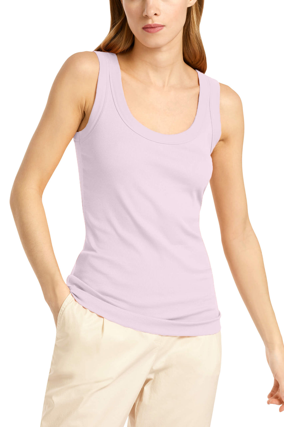 Marc Cain Sports US 61.25 J50 705 Light Lavender Vest Top - Olivia Grace Fashion