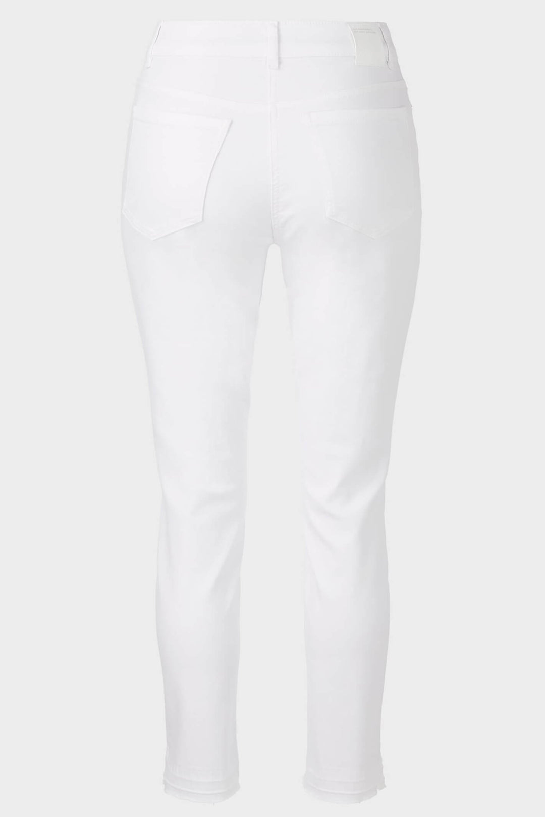 Marc Cain UP 82.03 D50 White Silea 5-Pocket Vintage Look Jeans - Olivia Grace Fashion