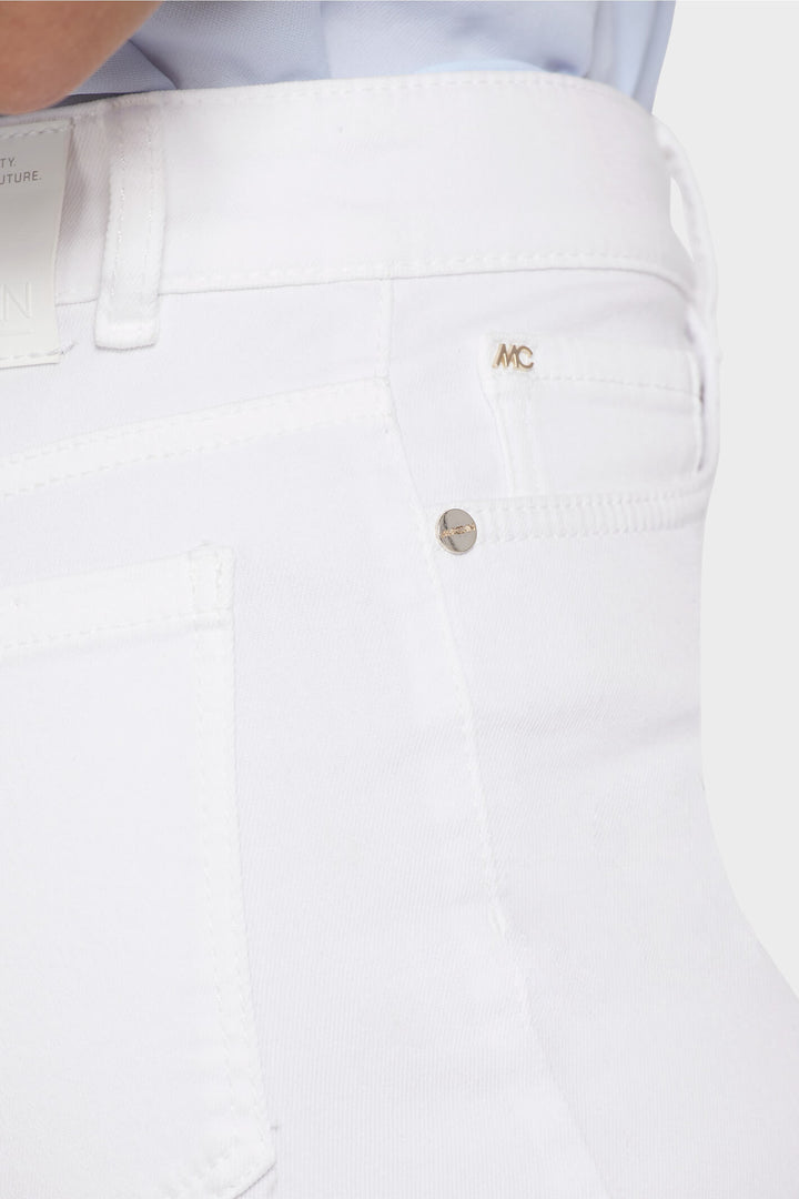 Marc Cain UP 82.03 D50 White Silea 5-Pocket Vintage Look Jeans - Olivia Grace Fashion