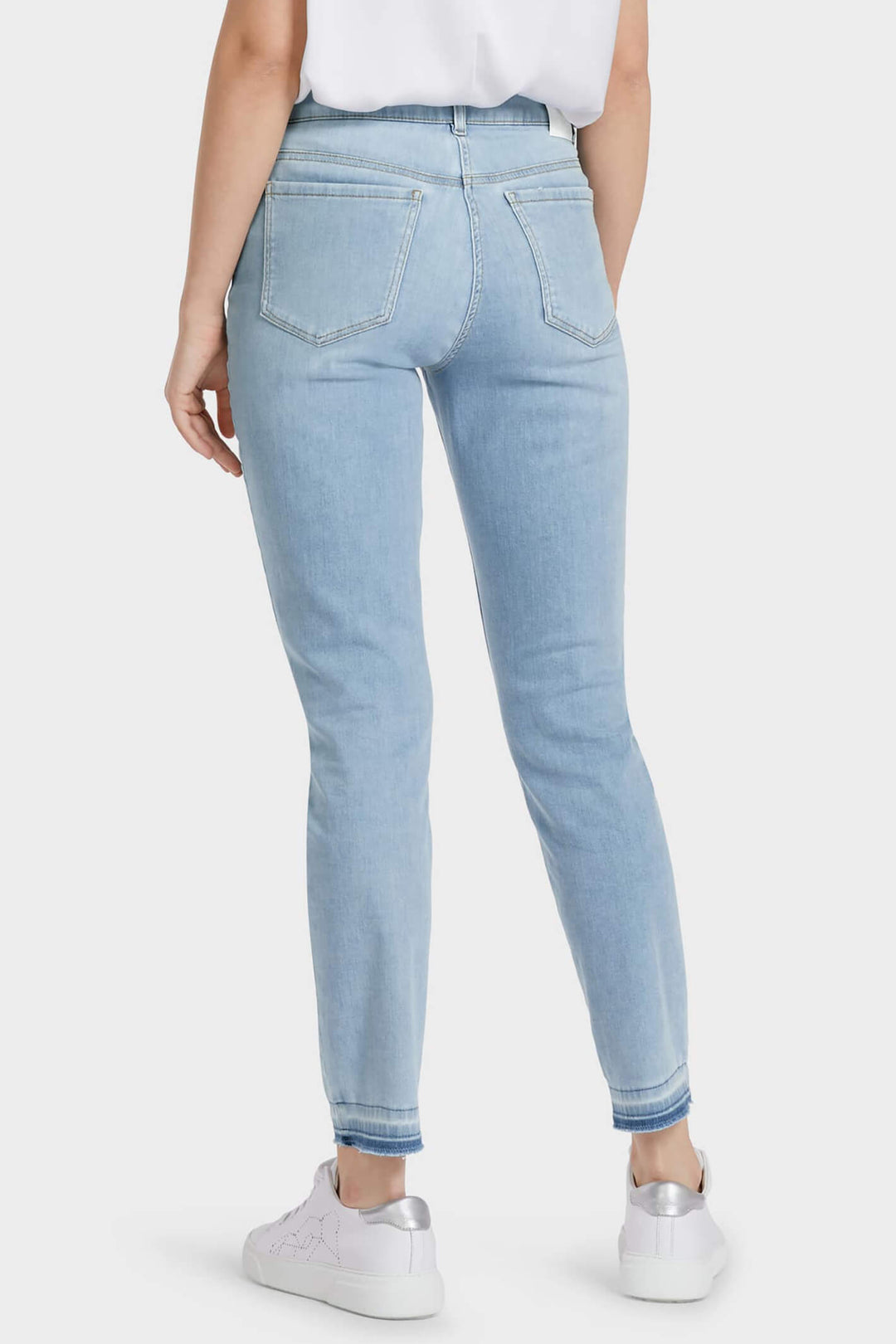 Marc Cain UP 82.03 D51 Blue Vintage Look Jeans - Olivia Grace Fashion