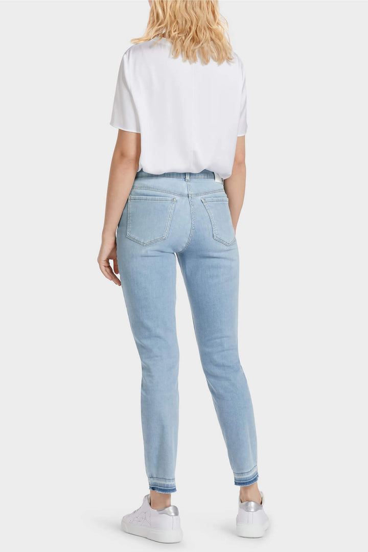 Marc Cain UP 82.03 D51 Blue Vintage Look Jeans - Olivia Grace Fashion