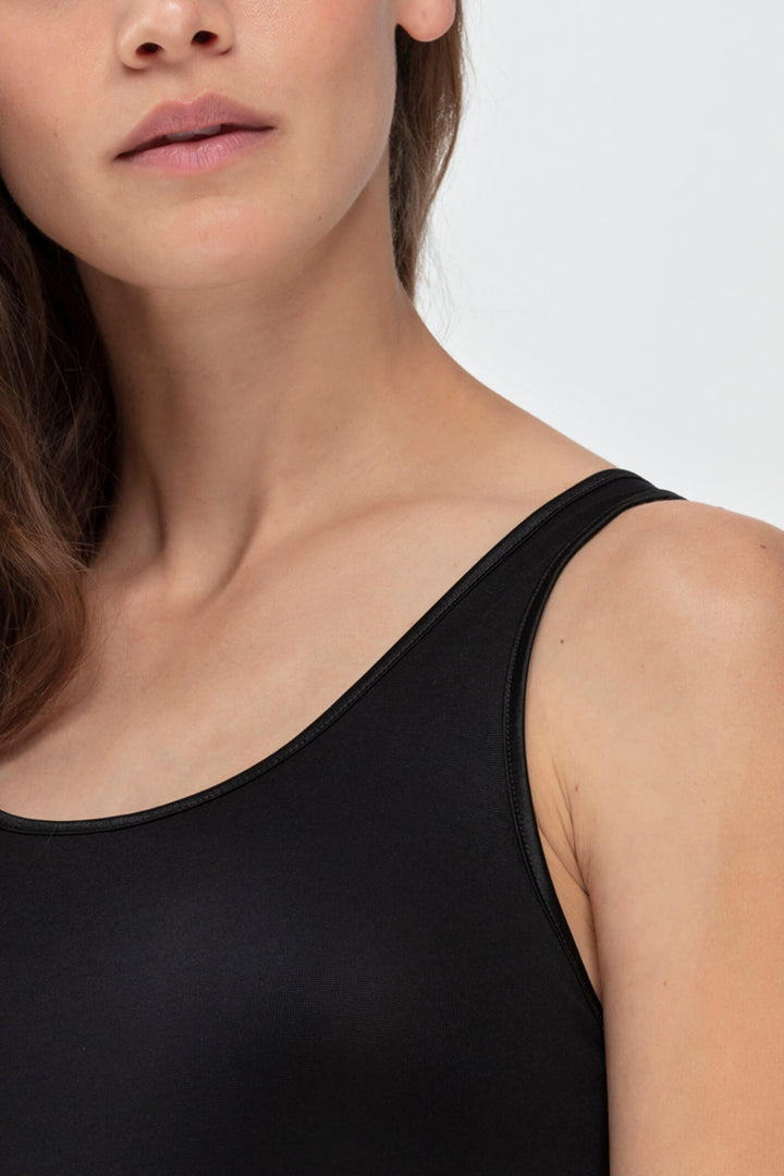 Mey 55204 Black Vest Top - Olivia Grace Fashion