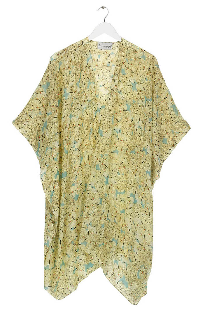 One Hundred Stars Throwover Blossom Aqua - Olivia Grace Fashion