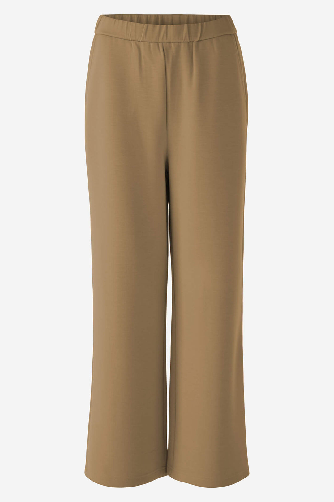 Oui 77266 Elmwood Taupe Trousers - Olivia Grace Fashion