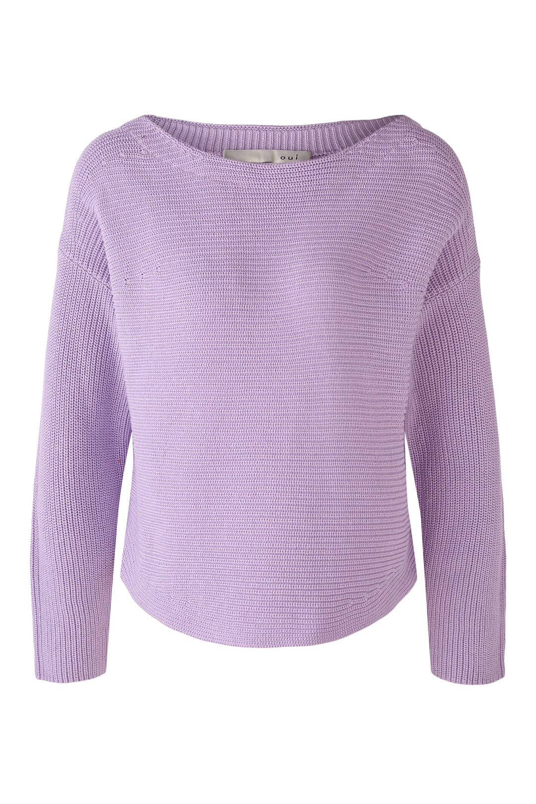 Oui 78253 Lavendula Wide Neck Jumper - Olivia Grace Fashion
