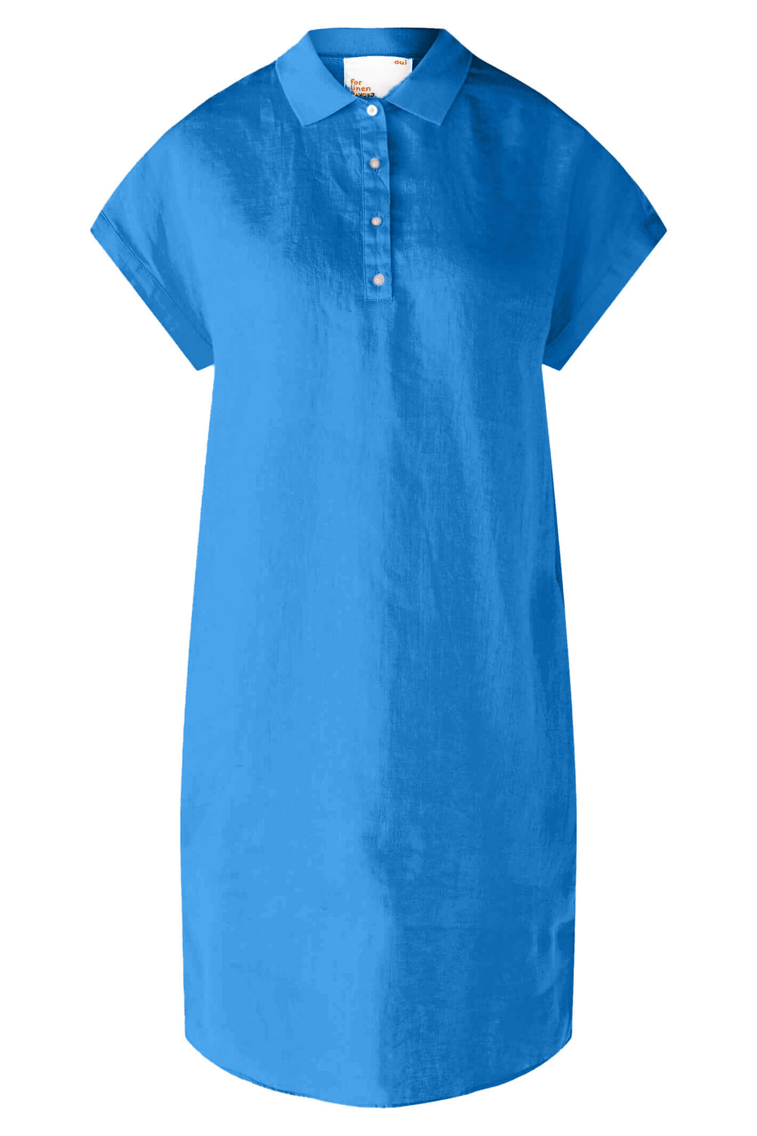 Oui Dress 78897 Blue Dress - Olivia Grace Fashion