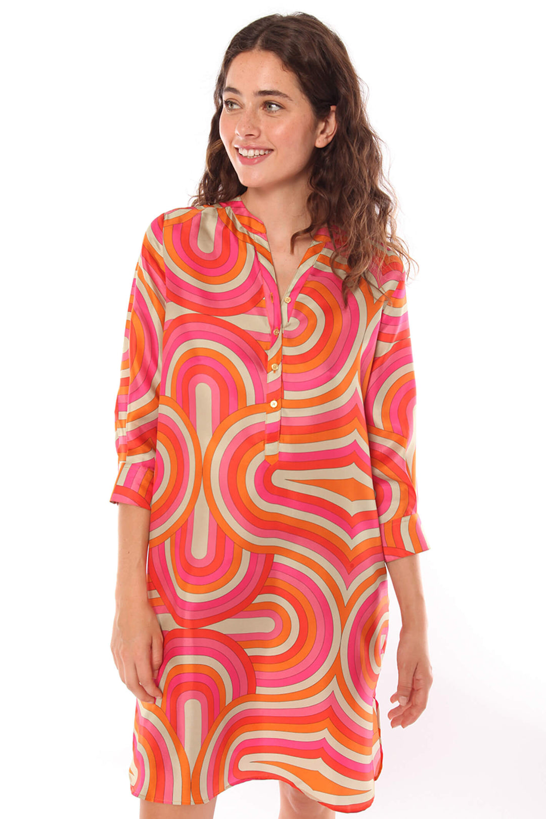 Vilagallo 30174 Pink Navona Dress - Olivia Grace Fashion