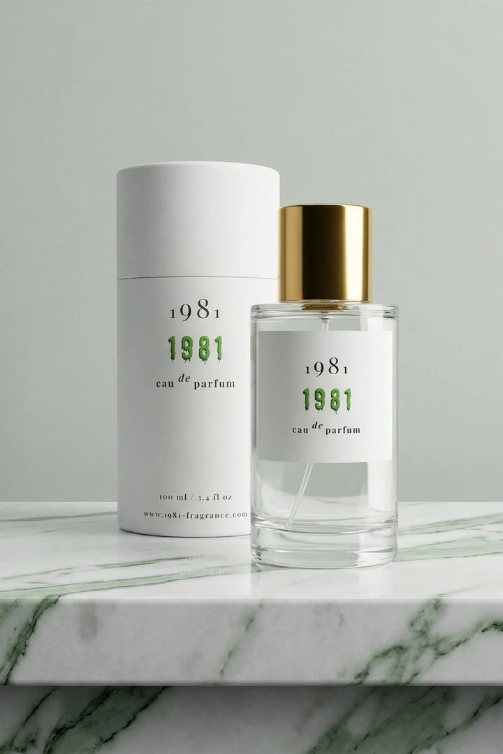 1981 Fragrance 1981 Eau De Parfum 100ml, bottle shown with its packaging