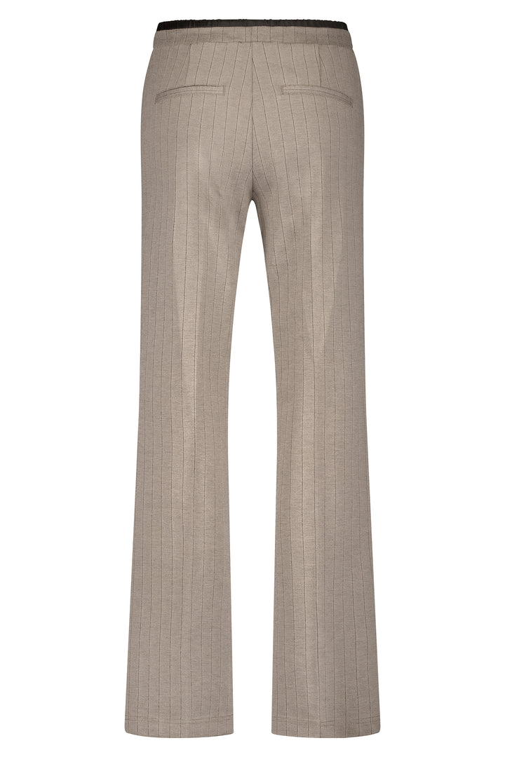 Beige checkered pants on a white background
