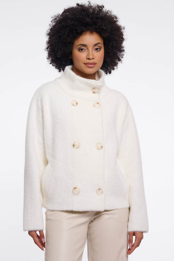 Rino &amp; Pelle Beth 500NOOS Snow White Short Double Breasted Jacket
