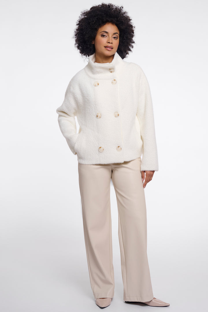 Rino &amp; Pelle Beth 500NOOS Snow White Short Double Breasted Jacket
