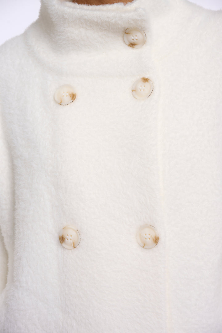 Rino &amp; Pelle Beth 500NOOS Snow White Short Double Breasted Jacket