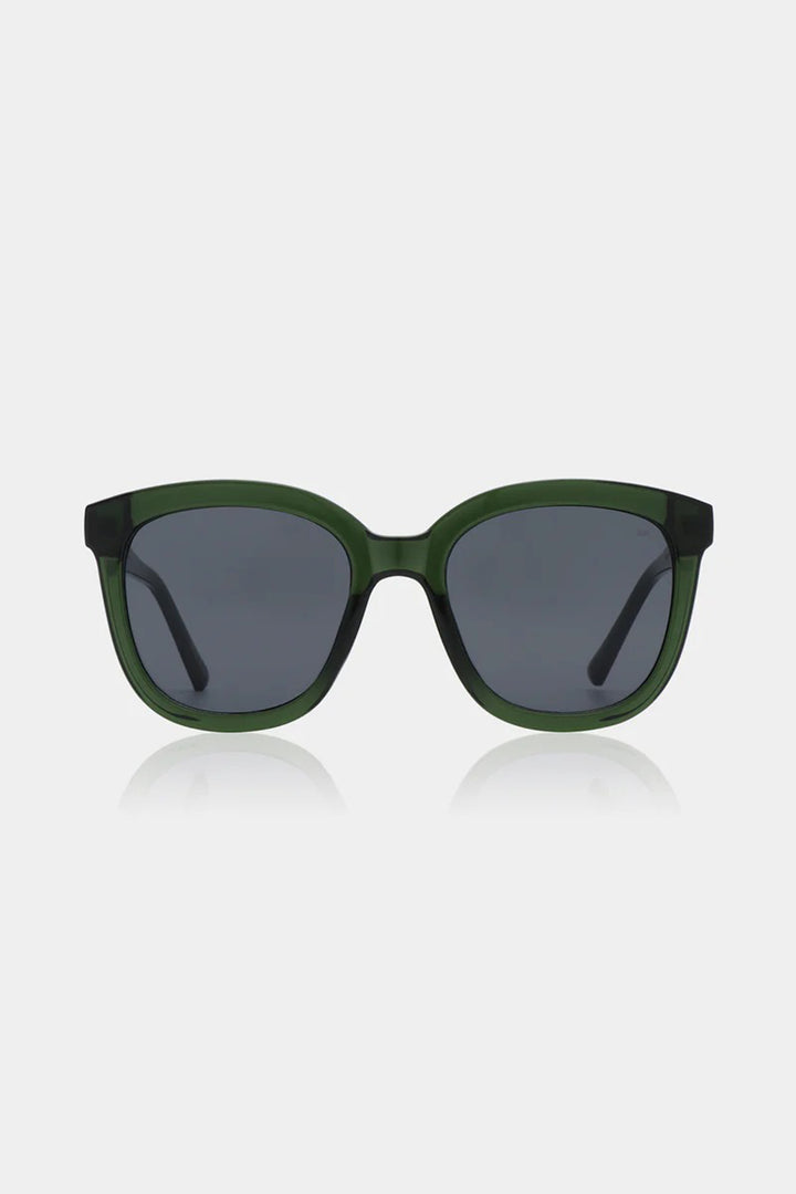 A.Kjaerbede Billy KL2106 Dark Green Transparent Sunglasses