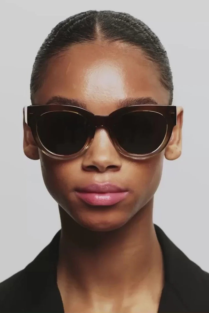 A.Kjaerbede Lilly KL2215 Smoke Champagne Sunglasses