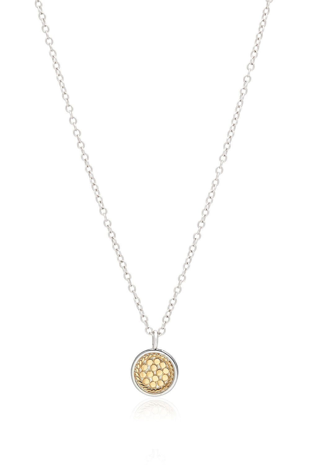 Anna Beck 0011N-TWT Classic Mini Disc Gold Necklace - Olivia Grace Fashion