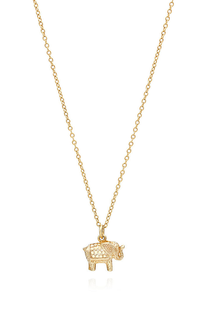 Anna Beck 1209N-GLD Small Gold Elephant Necklace - Olivia Grace
