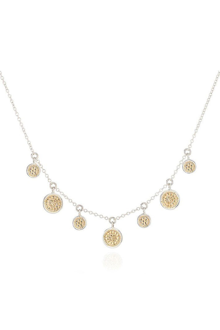 Anna Beck 4305N-TWT Mini Disc Charm Necklace - Olivia Grace Fashion