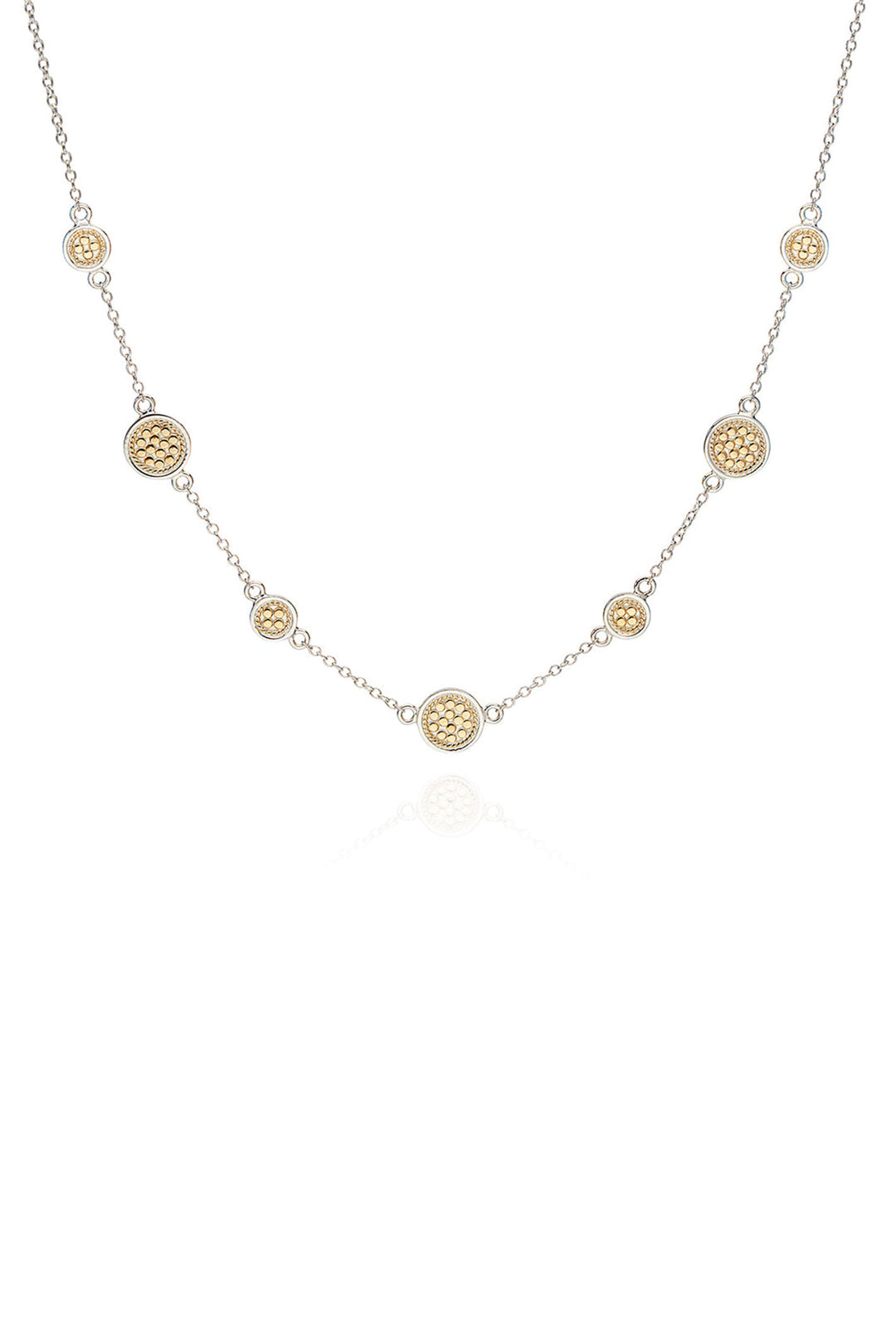 Anna Beck NK10208TWT Classic Station Necklace Gold Silver - Olivia Grace Fashion