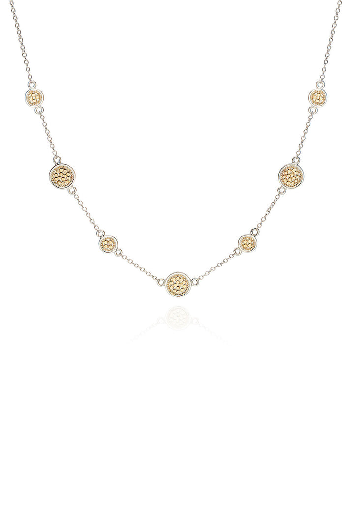 Anna Beck NK10208TWT Classic Station Necklace Gold Silver - Olivia Grace Fashion