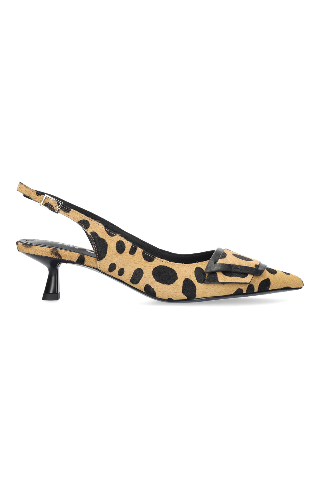 BiBi Lou Astra Cheetah Beige Pony Fur Pumps 645Z91VK-CHT, side view