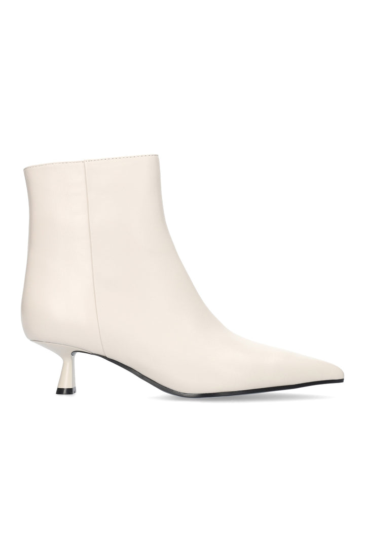 BiBi Lou Sakura Off White Kid Leather Booties 501T10VK-OWT, side view