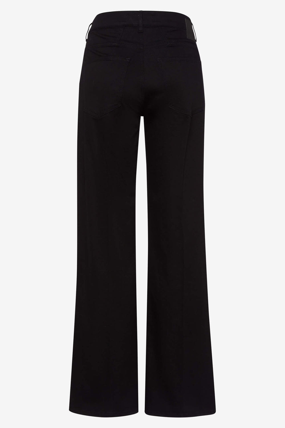 Brax Maine 73-6368 09929920 02 Black Five Pocket Wide Leg Trousers - Olivia Grace Fashion