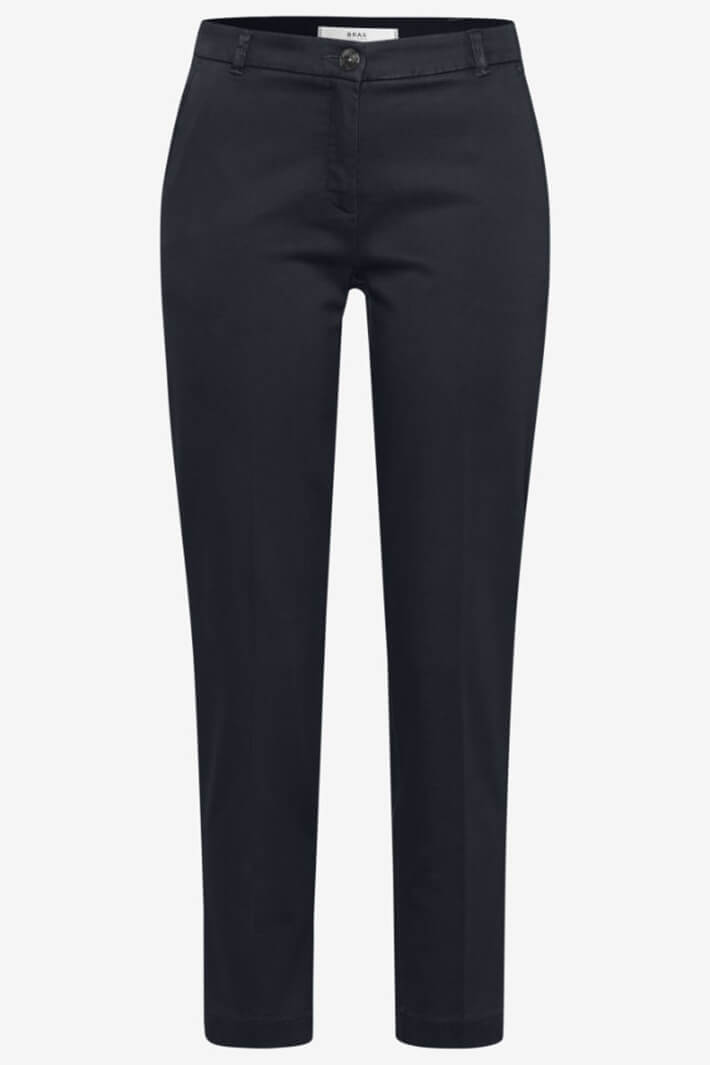 Brax Maron 73-1708 09912320 02 Black 7/8 Length Trousers - Olivia Grace Fashion