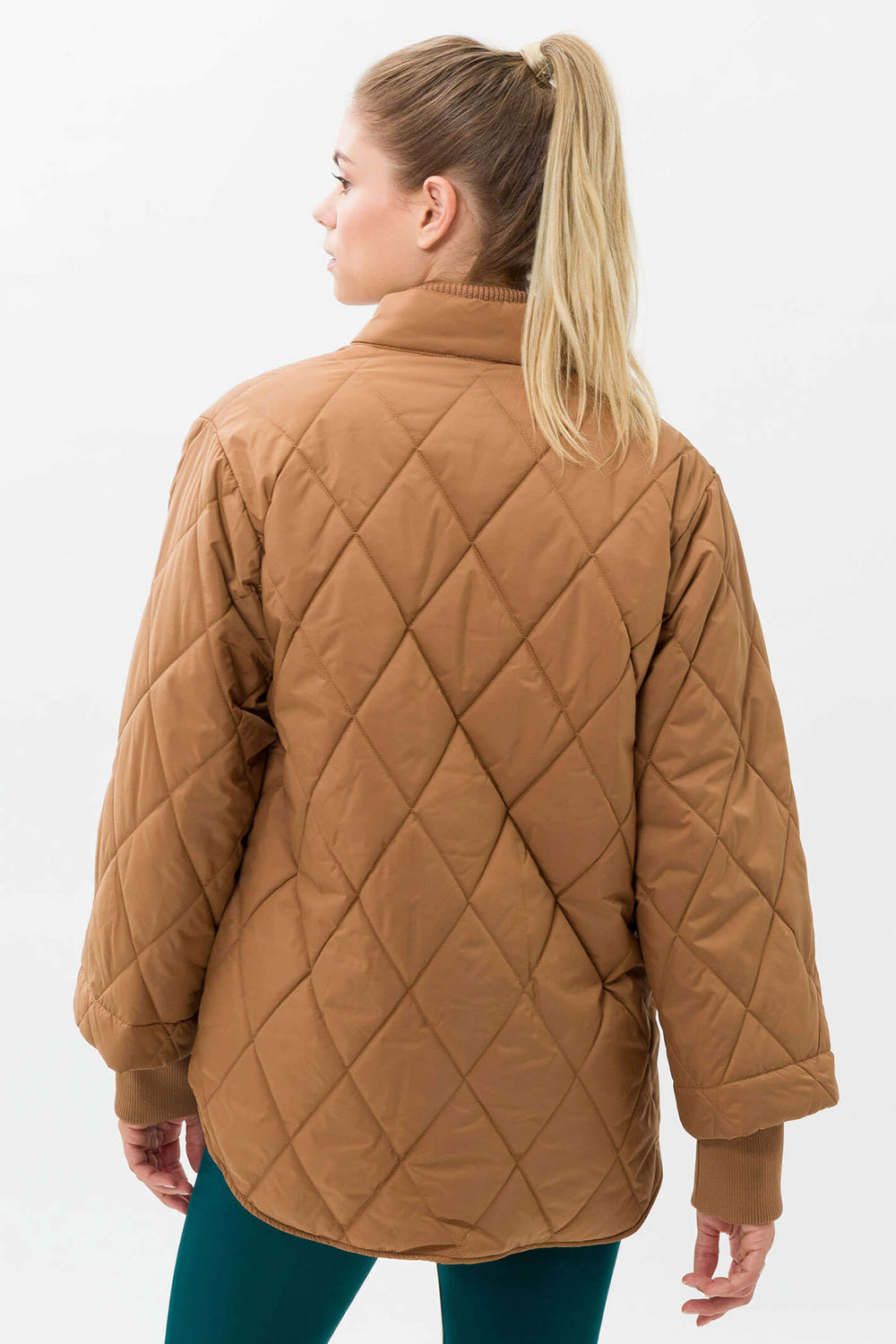 Brax Osaka 93-6378 95982740 56 Vikunja Brown Quilted Jacket - Olivia Grace Fashion