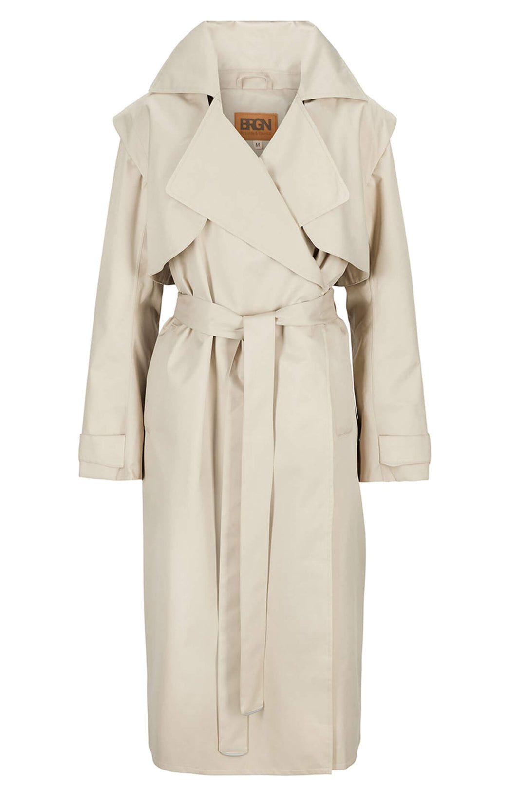 BRGN 15054T2 135 Sand Regndrape Waterproof Trench Coat - Olivia Grace fashion