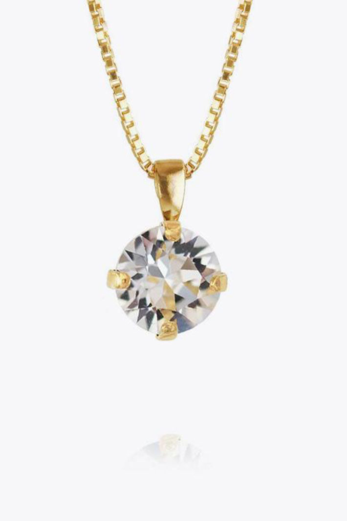 Caroline Svedbom 100082100143 Classic Petite Gold Crystal Necklace - Olivia Grace Fashion